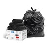 EDI Black Trash Can Liners, 45-Gallon Capacity (48" x 40",