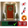33lbs Adhesive Sticky Hooks for Hanging on Wall or Ceiling,