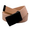 Build A Belt 1.25" Wide Black Flip Top Buckle with
