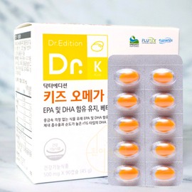 Doctor Edition Kids Omega Chewable DHA Children Kids Elementary School Students Omega 3 Lutein Cholesterol Management / 닥터에디션 키즈 오메가츄어블 DHA 어린이 키즈 초등학생 오메가3 루테인 콜레스테롤 관리