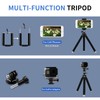 FAEFTY Smartphone Tripod Flexible Mini Portable with 1/4 Inch Screw,