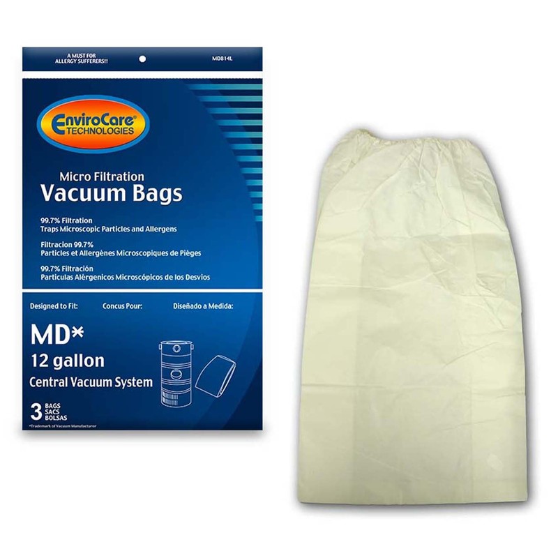 EnviroCare Replacement Vacuum Bags for Modern Day 12 Gallon Central