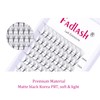 Fan Eyelashes, 5D Eyelashes, 0.05 mm Volume, C Curl, 8-14