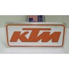 CMT ktm, motorcycle hitch cover rectangle orange