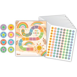 Teacher Created Resources Sunshine Rainbow Reward Trackers with Stickers (TCR6868)