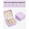 Vlando Small Travel Jewelry Box Organizer - Girls Women Gift