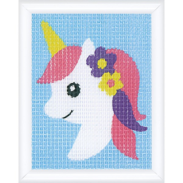 Vervaco Educational Craft Kit Embroidery Cross Stitch Unicorn Creative Leisure