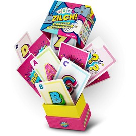 ZILCH! Word-Making Card Game | Think Words | Fun, Fast, and Engaging | Kids Games, Travel Games for Adults, Couple Games, Holiday Games, Family Games | 102 Cards | 2-6 Players | 15-Minute Play Time