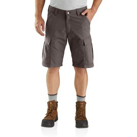 Carhartt Men's Force Relaxed Fit Ripstop Cargo Work Short, Tarmac, 32 Regular