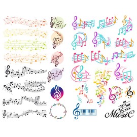 Seasonstorm Cute Music Note Decoration Album Planner Stickers Scrapbooking Diary Sticky Paper Flakes (PK692)