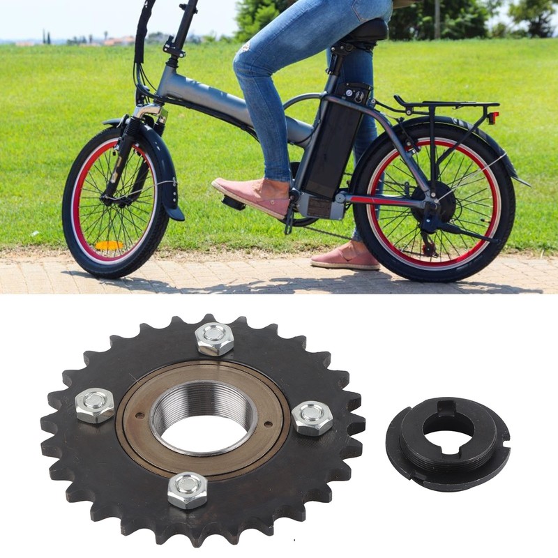 420 28T Tooth Sprocket Flywheel Bike Connector Set Steel for
