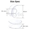 Pstyle PST-040 Suction Cups, Double-Sided, Transparent, Fixed Storage, Convenient Goods,