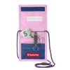 Step by Step Mermaid Neck Pouch, Blue/Pink, with Viewing Window,