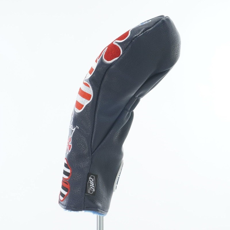 [CMCDESIGN] Live Lucky "Flag Day" Navy Fairway Headcover