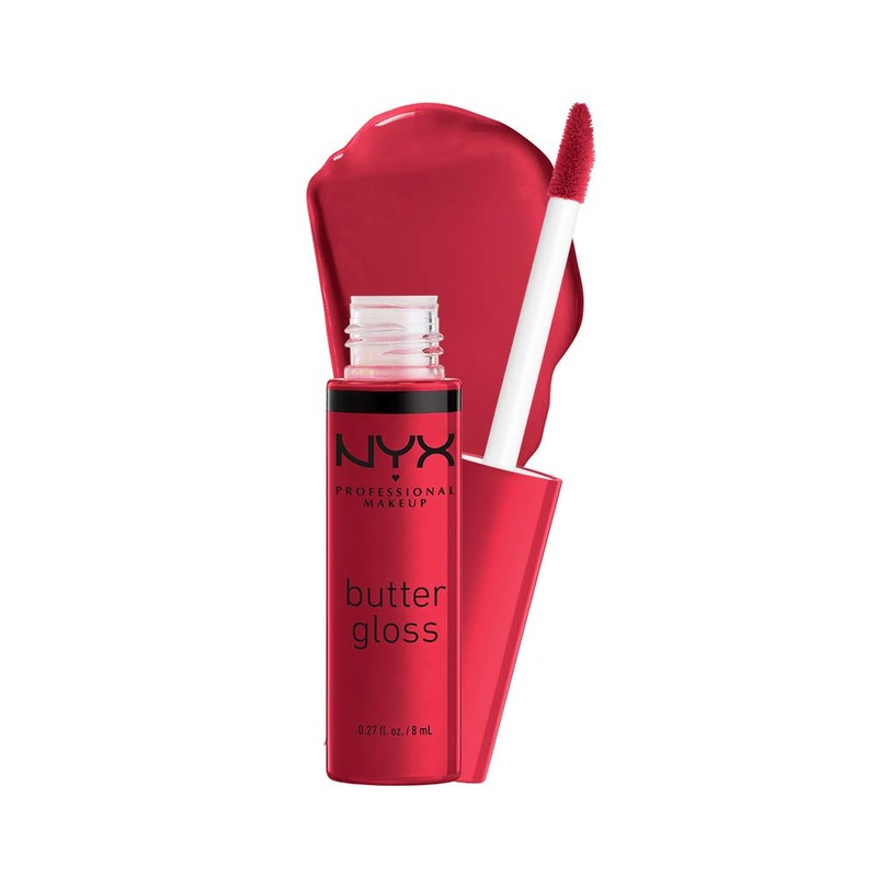 NYX PROFESSIONAL MAKEUP - Brillo de labios antiadherente, terciopelo rojo