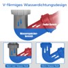 Expandable All-in-One Sink Drain Pipe, P Siphon Pipe for Double