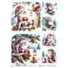 Josys Bastelmärchen Rice Paper DIN A4 Straw Silk Decoupage Christmas