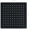 vidaXL 20x20 cm Square Rain Shower Head Stainless Steel -