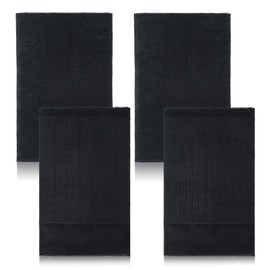 Geiserailie 4 Pcs Extender Strap Reusable Ice Belt Extender Strap Multipurpose Elastic Hook and Loop Extension for Ice Pack Black Back/Knee/Ankle Braces, Vests, Wraps, and Belts (6 x 9 Inch)