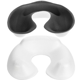 NOLITOY Perm Shoulder Face Pillow Neck Tray Salon Shampoo Bowl Neck Perm Container Funnel Drip Tray for Perms Hairdressing Hair Coloring Supplies Basin Neck Rest Kit Sponge Black
