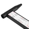 Wheel PCD Ruler, Plastic Stud Bolt Pattern Measuring Tool, Rim