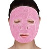 Compresa de hielo para el rostro, mascarilla de hielo reutilizable,
