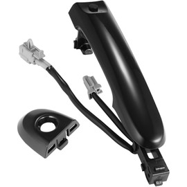 GEARLEADER Front Right Driver Side Exterior Door Handle Compatible with Nissan Juke F15 2010-2019 80644-1FA5A 80644-3WC2A 82644-1FA5A 80644-3WC2A