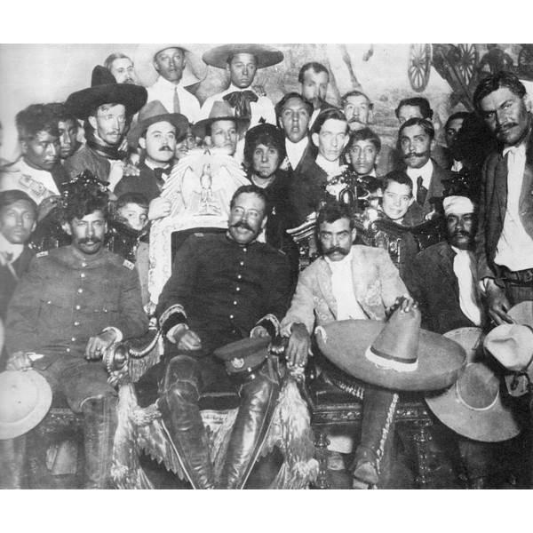 Pancho Villa And Zapata Palace - Poster 20x30 Mexico History Revolution