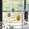 Ginger Ray Handmade Felt Pastel Easter Egg Decorations for Hanging