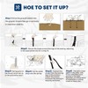 Kohree RV Awning Tie Down Kit, Heavy-Duty Camper Awning Anchors