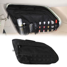 Heutamo Car Trunk Window Storage Bag Compatible with Nissan Pathfinder 2013-2018,Oxford Cloth Trunk Organizer,Car Rear Side Window Storage Bag Interior Storage Accessories (Right)