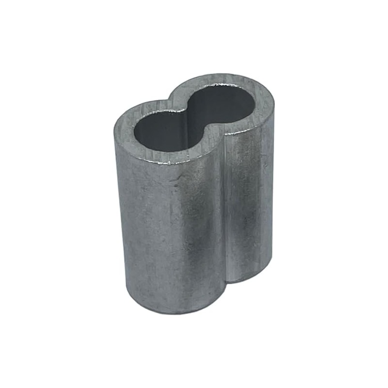 10x Wire Rope Clamp Aluminium 8 mm Aluminium Press Clamp