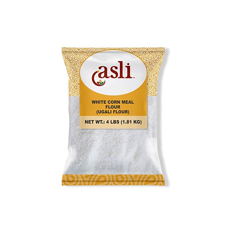 Asli White Corn Meal (Ugali Flour), 4 Pounds