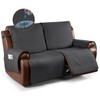 KinCam Waterproof Oversized Loveseat Recliner Cover, Non-Slip Reclining Couch Covers