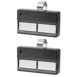 2 GarageStop FCC Registered in The USA Garage Door Opener Car Visor 2-Button Remote Fob Control for LiftMaster Chamberlain Craftsman 972LM