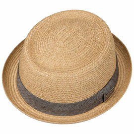 Stetson Robstown Toyo Pork Pie Hat Sun Summer (L (58-59 cm) - Nature)