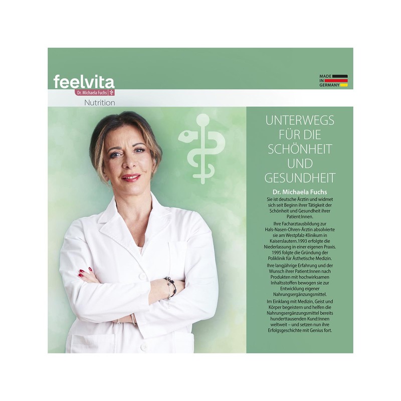 Feelvita Nutrition Kollagen Beauty Tabletten 2-Monatsvorrat (120 Tabletten)