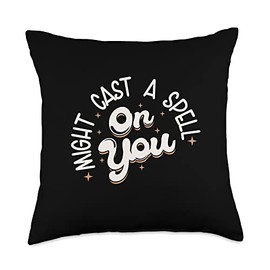 Might Cast A Spell On You Spirits Witch Magic Throw Pillow