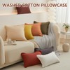 Square Pillow Covers 45x45cm Set of 2 Cotton Pillow Covers