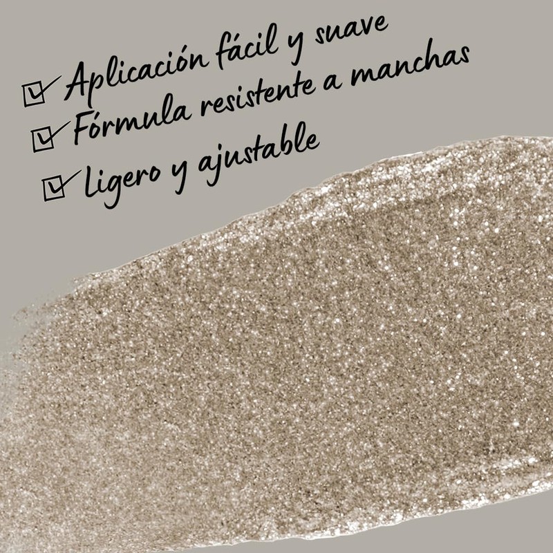 Nyx Professional Makeup, Glitter para cara y cuerpo, Tono Plateado