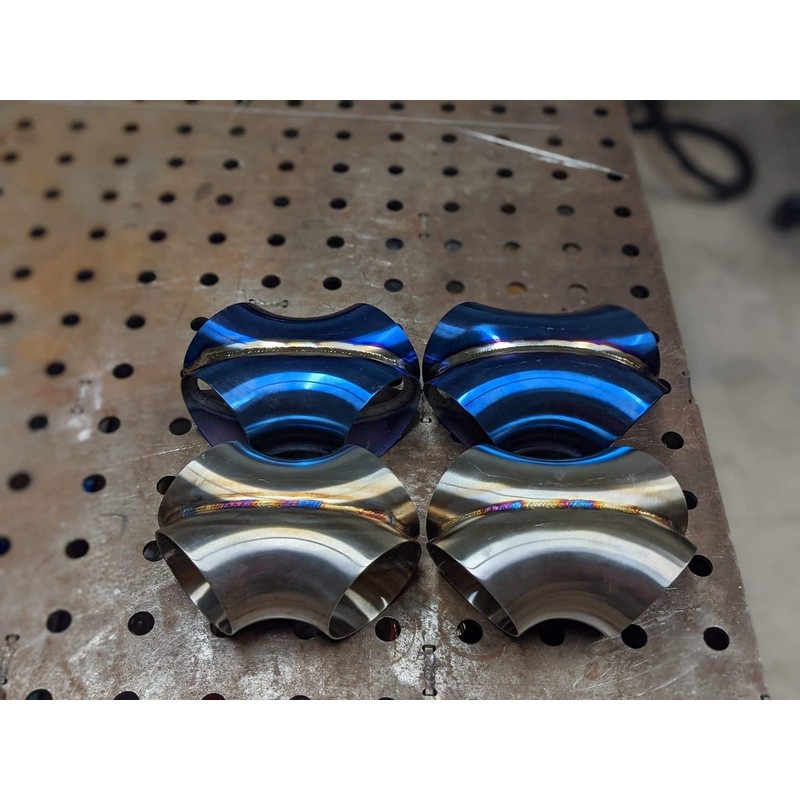 X90 X Pipe 90 Degree Mandrel Bent Elbow Titanium Stainless