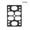 PATIKIL 6mm Skateboard Riser Pads Plastic Longboard Riser Pads Angle