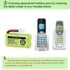 iMah BT183342/BT283342 2.4V 400mAh Ni-MH Battery Pack Compatible for BT166342/BT266342