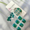Summer Press on Toenails Short Square Fake Toe Nails with