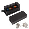 Fuse Crimp Terminal Box, Relay Box with 2 Clip Latch
