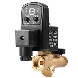 G1/2 DN15 Brass Programmable Automatic Electronic Drain Tap for Air Compressor Condensation Management