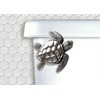 Functional Fine Art Turtle Toilet Flush Handle Front Mount in