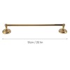 Copper Towel Bar European Style Bathroom Single Bar Towel Rack