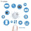 Wi-Fi Plug with Alexa/Google Home/Smart Life, Smart Home Hub, Timer,
