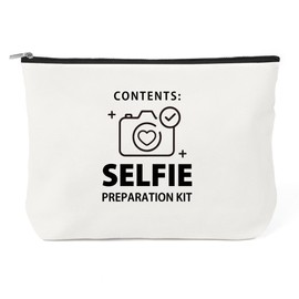 Birthday Friendship Gifts for Women - Funny Makeup Bag Cosmetic Bag Makeup Pouch Toiletry Bags With Zipper Friends Coworkers Work Bestie Sister Daughter Bff Gifts for Women Female